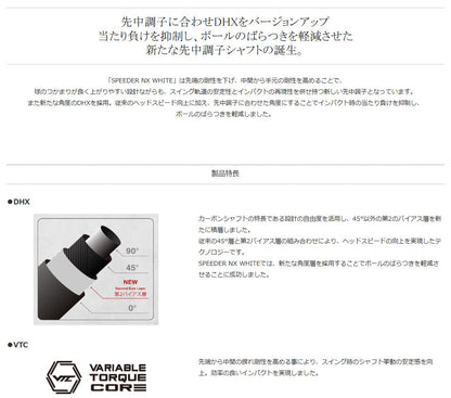 【シャフト★カスタム】スリクソン ZXi RKT ドライバー【SPEEDER NX WHITE】※ダンロップ宮崎工場にて約2週間で完成