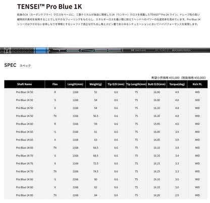 【特注】ゼクシオ14 プラス ドライバー TENSEIプロ ブルー 1K※カスタムクラブ ※ダンロップ宮崎工場にて約2週間で完成
